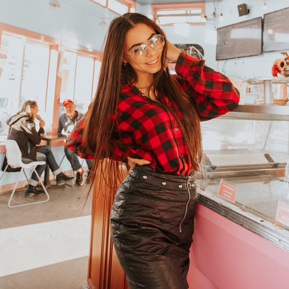 MINI SKIRT WITH ZIP - Picture 4 of 4